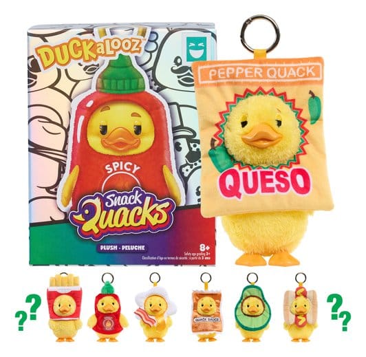 PRE ORDINE - Duckalooz Happy Haul Clip-On Blind Box Plush Snack Quack (8)