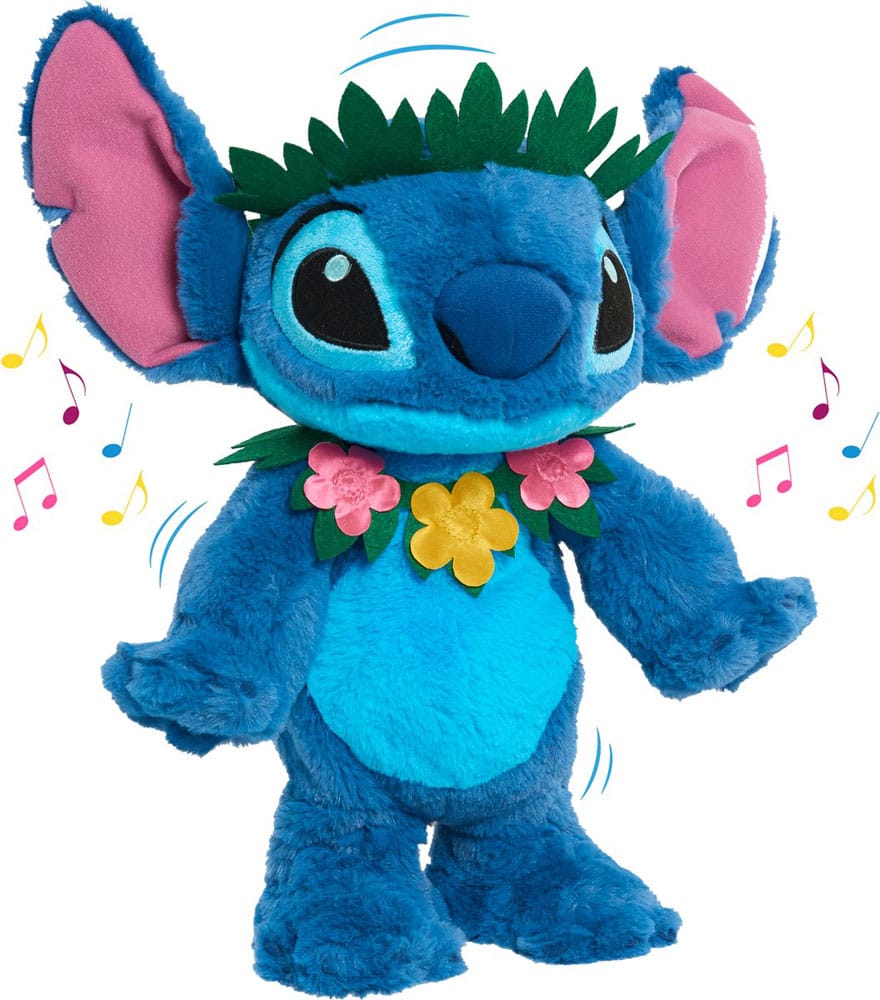 PRE ORDINE - Lilo & Stitch Plush Figure with Dance and Sing Feature Stitch 38 cm