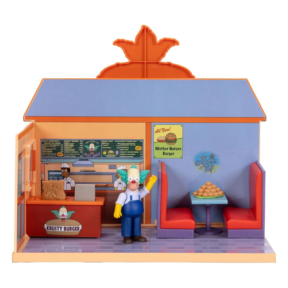 Simpsons Mini Figure Playset Krusty Burger