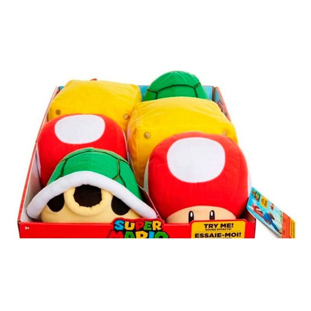 PRE ORDINE - World of Nintendo Super Mario Plush Figures Assortment (6)