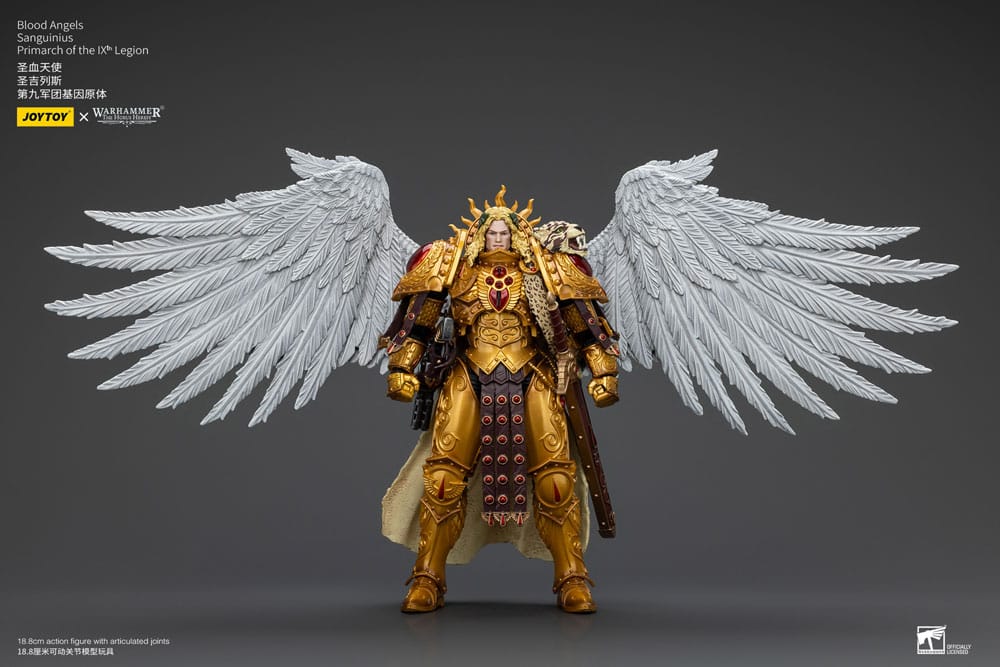 PRE ORDINE - Warhammer The Horus Heresy Action Figure 1/18 Blood Angels Sanguinius Primarch of the IXth Legion 19 cm