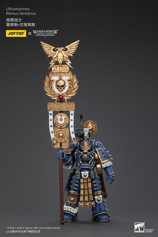 PRE ORDINE - Warhammer The Horus Heresy Action Figure 1/18 Ultramarines Remus Ventanus 14 cm