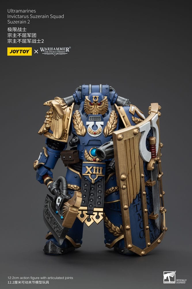 PRE ORDINE - Warhammer The Horus Heresy Action Figure 1/18 Ultramarines Invictarus Suzerain Squad Suzerain 2 12 cm