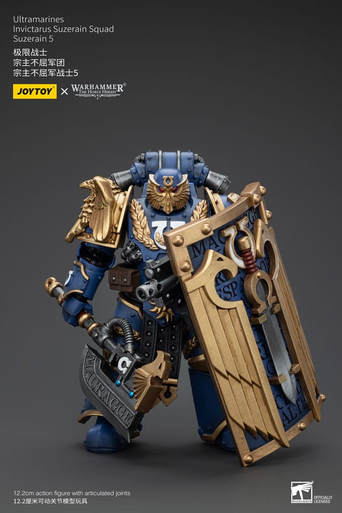 PRE ORDINE - Warhammer The Horus Heresy Action Figure 1/18 Ultramarines Invictarus Suzerain Squad Suzerain 5 12 cm