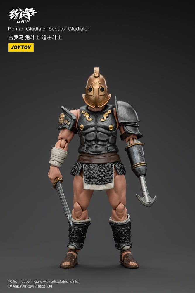 PRE ORDINE - Strife Action Figure 1/18 Roman Gladiator Secutor Gladiator 11 cm