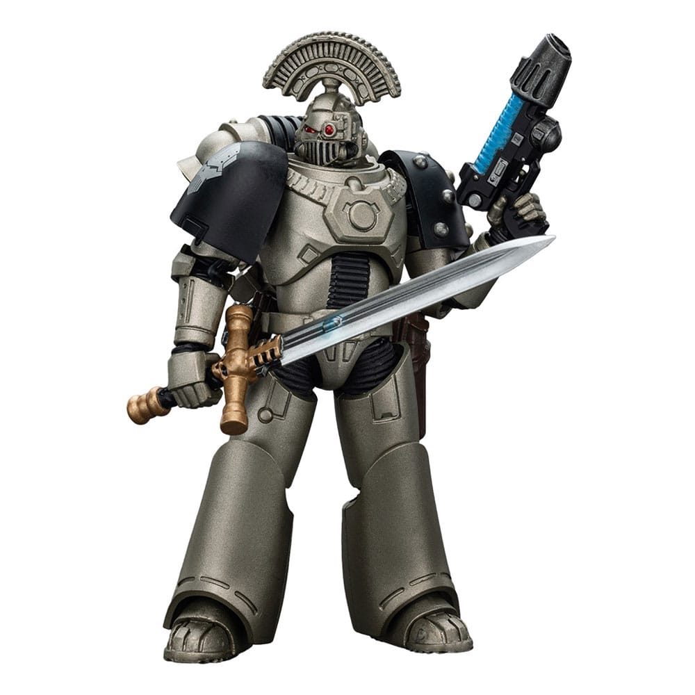 PRE ORDINE - Warhammer The Horus Heresy Action Figure 1/18 lron Warriors MKVI Tactical Sergeant with Power Sword and Plasma Pistol 12 cm