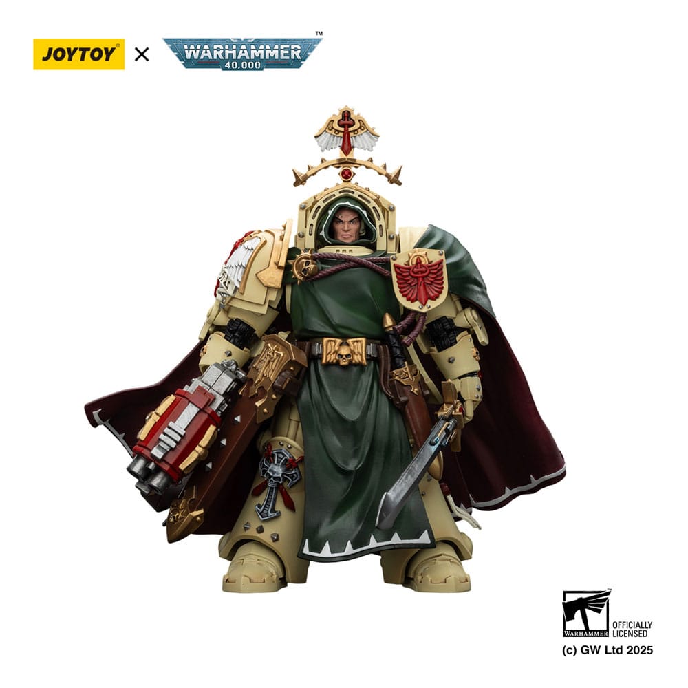 PRE ORDINE - Warhammer 40,000: Dark Angels Action Figure Belial Grand Master of The Deathwing With the Sword of Silence and Storm Bolter 14 cm