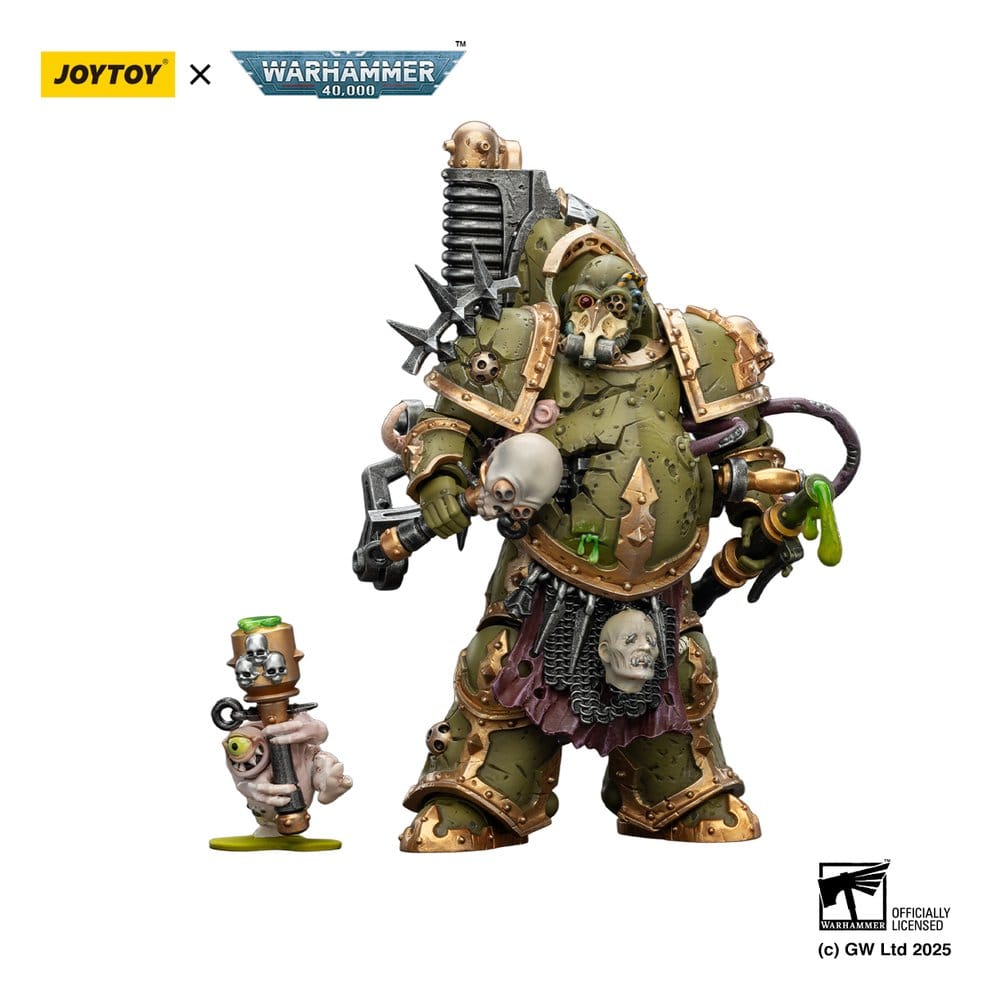 PRE ORDINE - Warhammer 40,000 Action Figure Death Guard Foul Blight spawn with Plague Sprayer 12 cm