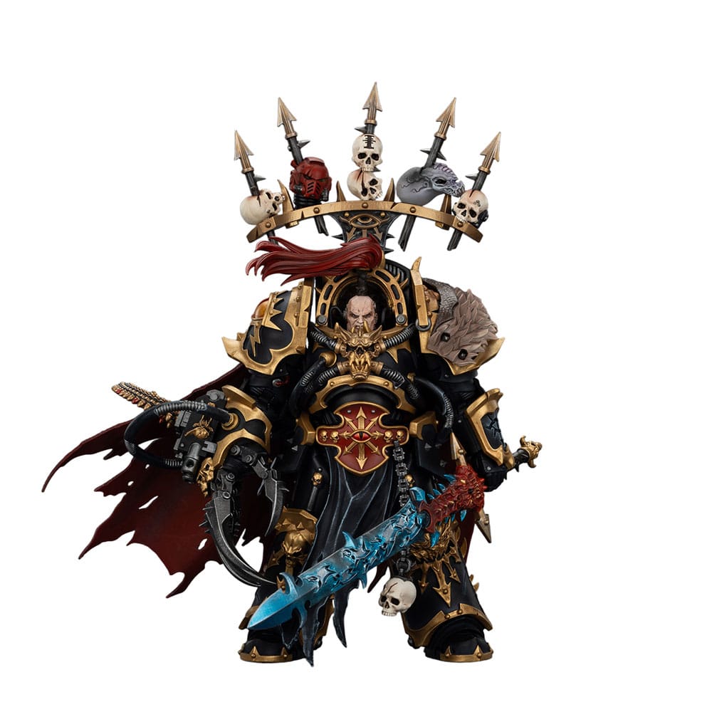 PRE ORDINE - Warhammer 40,000 Action Figure Black Legion Abaddon the Despoiler with Drach'nyen and the Talo 16 cm