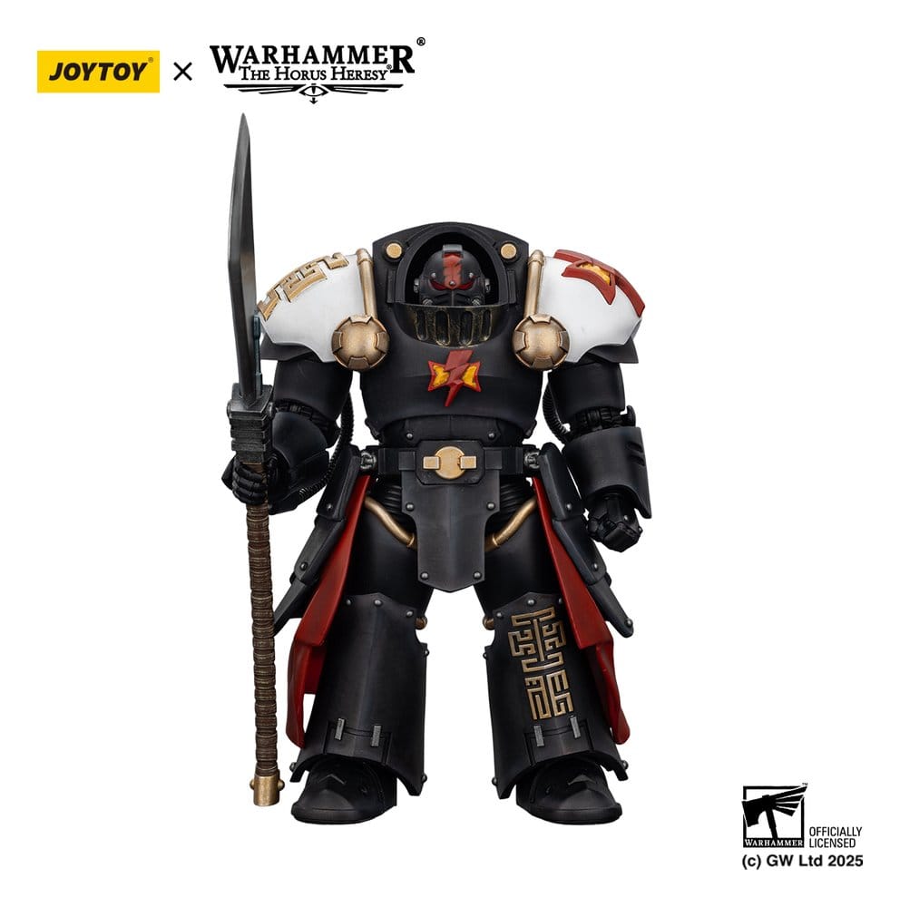 PRE ORDINE - Warhammer The Horus Heresy Action Figure White Scars Ebon Keshig Terminator 2 with Power Glaive 13 cm
