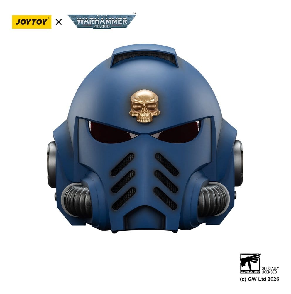 PRE ORDINE - Warhammer 40,000 Captain MkX Helmet Ultramarines 30 cm