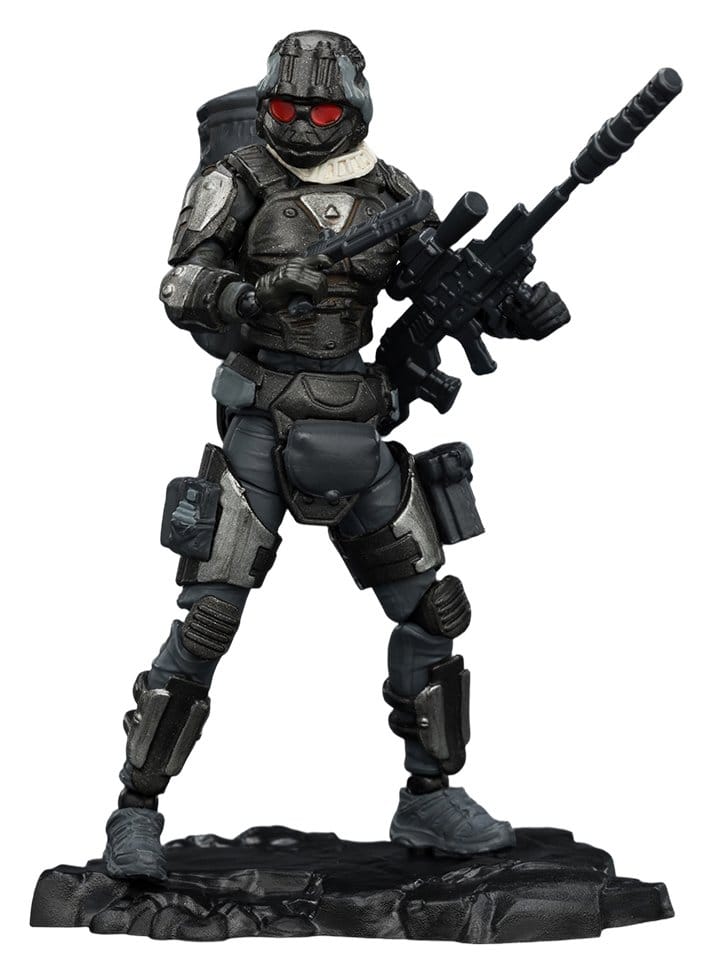 PRE ORDINE - Dark Source Steel Ride Corps Action Figure Sniper Cinder 8 cm
