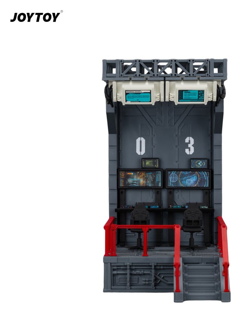 PRE ORDINE - Dark Source Hangar-Style Base Diorama Display Case-03