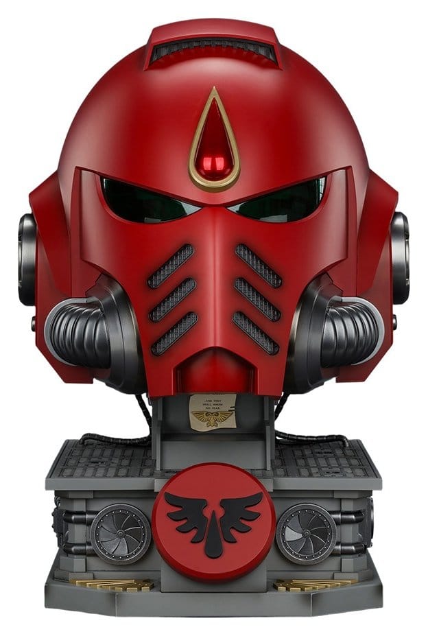PRE ORDINE - Warhammer Replica Blood Angels MkX Helmet & Display Stand 44 cm