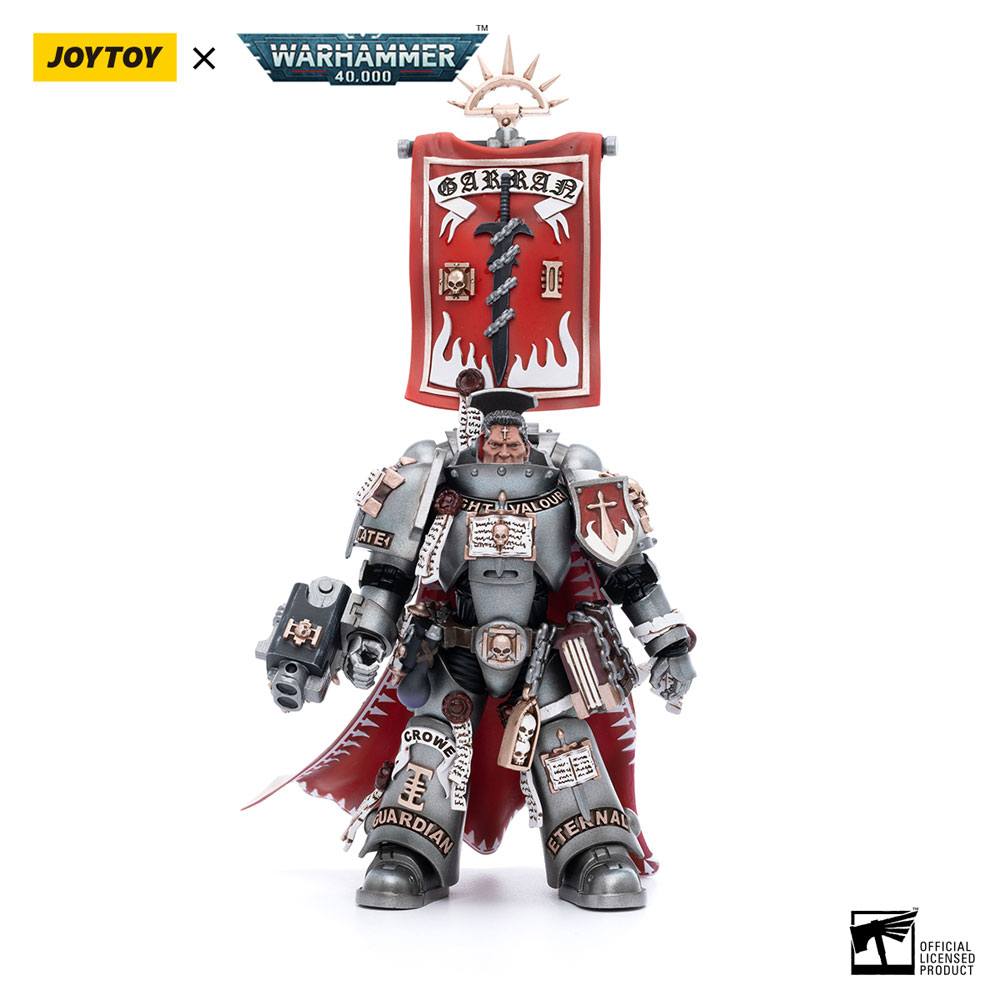 PRE ORDINE - Warhammer 40k Action Figure 1/18 Grey Knights Castellan Crowe 12 cm