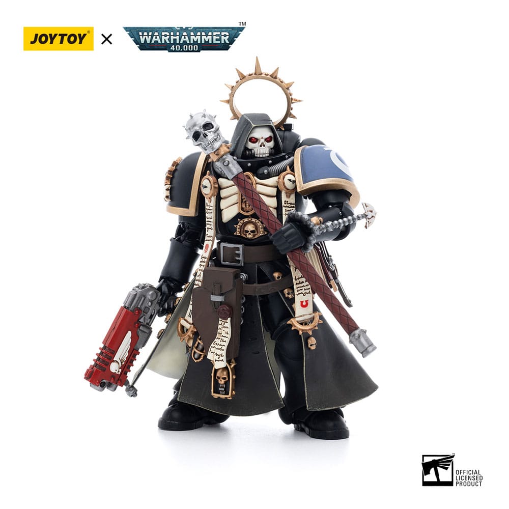 PRE ORDINE - Warhammer 40k Action Figure 1/18 Ultramarines Primaris Chaplain Brother Varus 12 cm