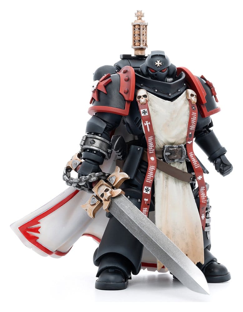 PRE ORDINE - Warhammer 40k Action Figure 1/18 Black Templars Primaris Sword Brethren Eberwulf 12 cm