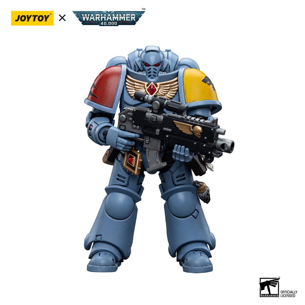 PRE ORDINE - Warhammer 40k Action Figure 1/18 Space Wolves Intercessors 12 cm