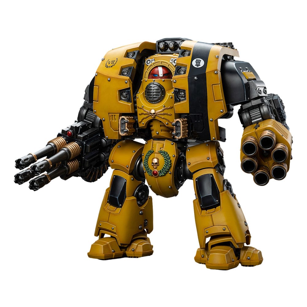 PRE ORDINE - Warhammer The Horus Heresy Action Figure 1/18 Imperial Fists Leviathan Dreadnought with Cyclonic Melta Lance and Storm Cannon 12 cm