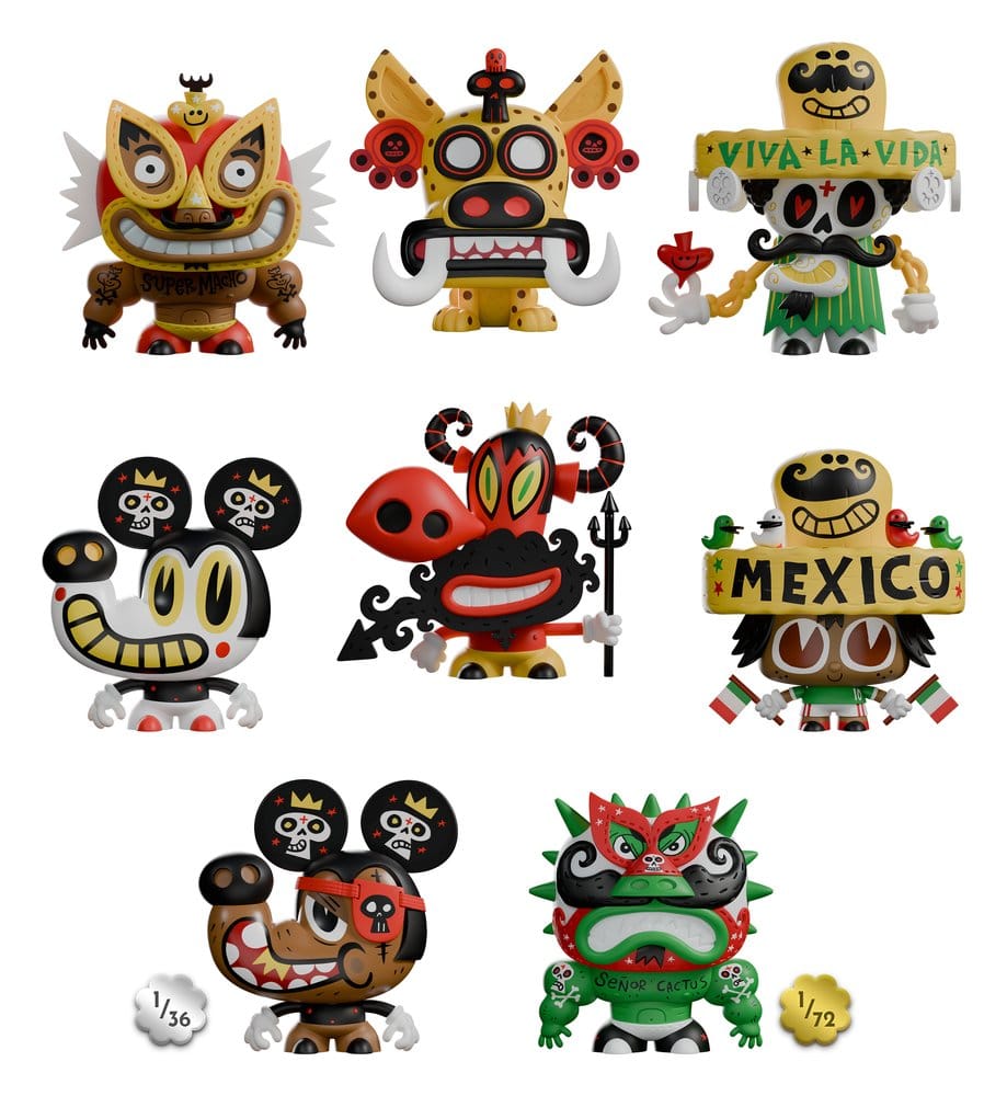 PRE ORDINE - Super Machito Mini Figures S1 10 cm Blind Box Display (6)