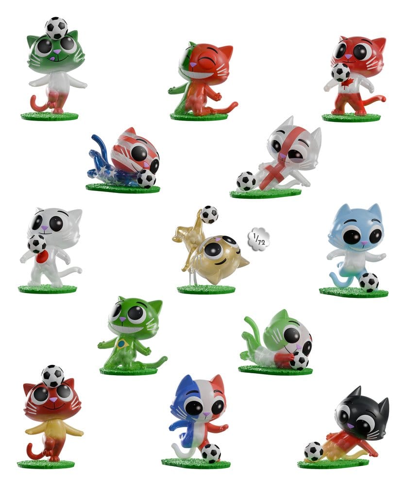 PRE ORDINE - Cat Scans Mini Figures S3 - On the Ball 6 cm Blind Box Display (12)