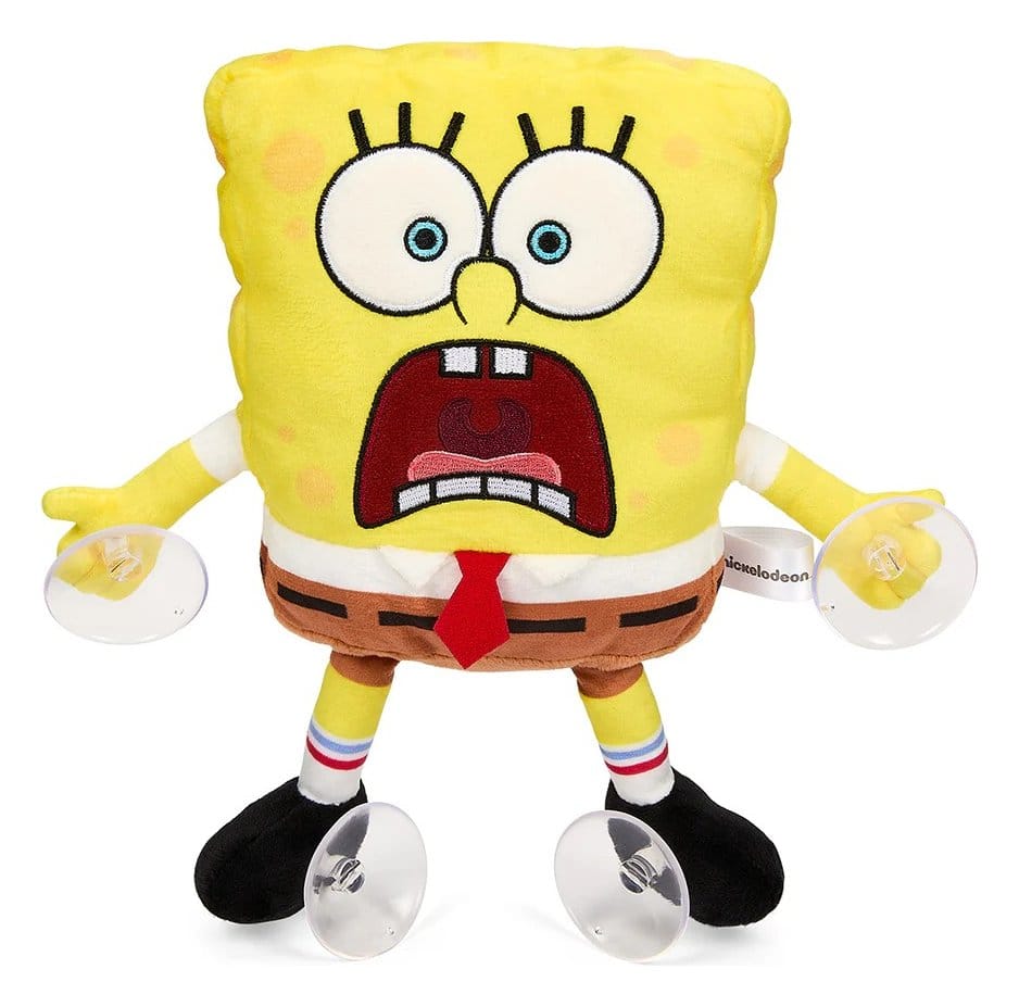 PRE ORDINE - SpongeBob Plush Figure Window Clinger SpongeBob Scared 20 cm
