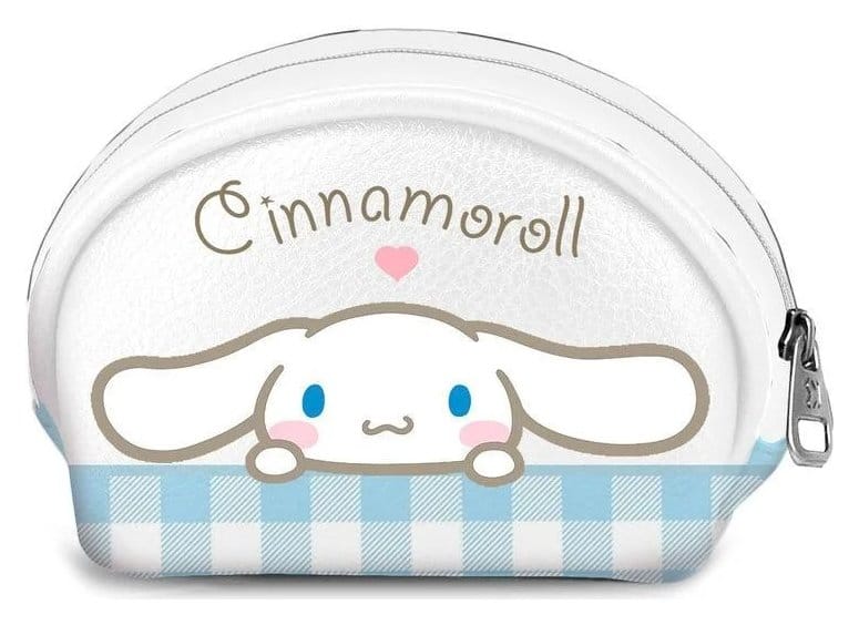 PRE ORDINE - Sanrio Casual Oval Coin Purse Cinnamoroll Vichy Multicolour
