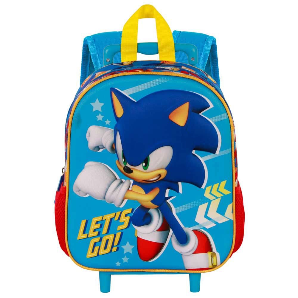 PRE ORDINE - Sonic The Hedgehog 3D Backpack with Wheels Sega Go Blue Small