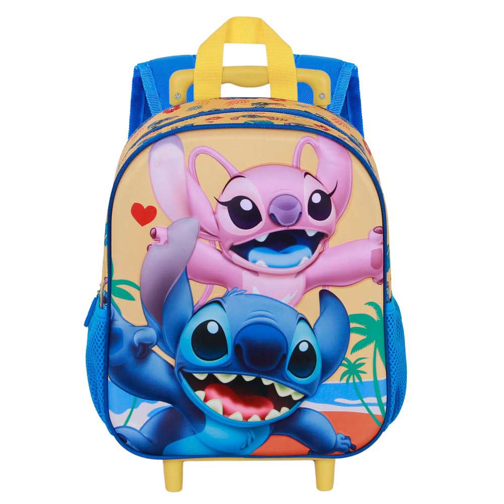 PRE ORDINE - Lilo & Stitch 3D Backpack with Wheels Ocean Blue Small