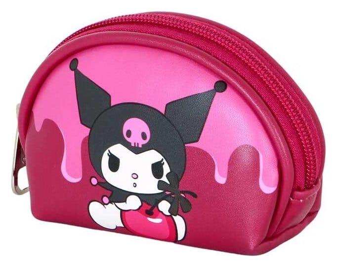 PRE ORDINE - Sanrio Casual Oval Coin Purse Kuromi Cherry