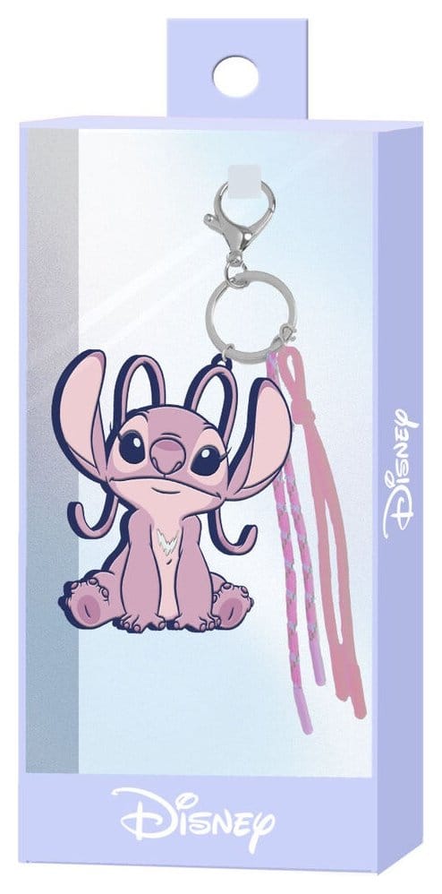PRE ORDINE - Lilo & Stitch Charm Keyring Angel Cute