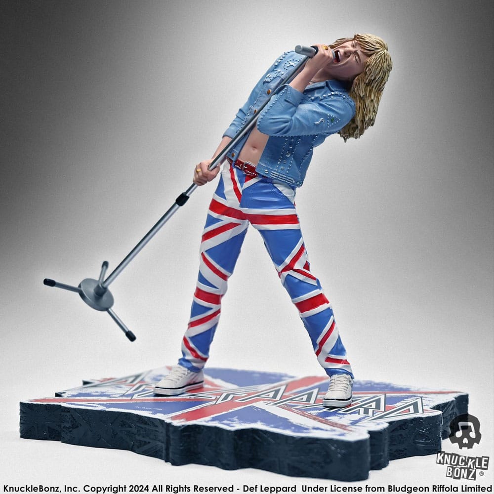 PRE ORDINE - Def Leppard Rock Iconz Statue Joe Elliott 24 cm