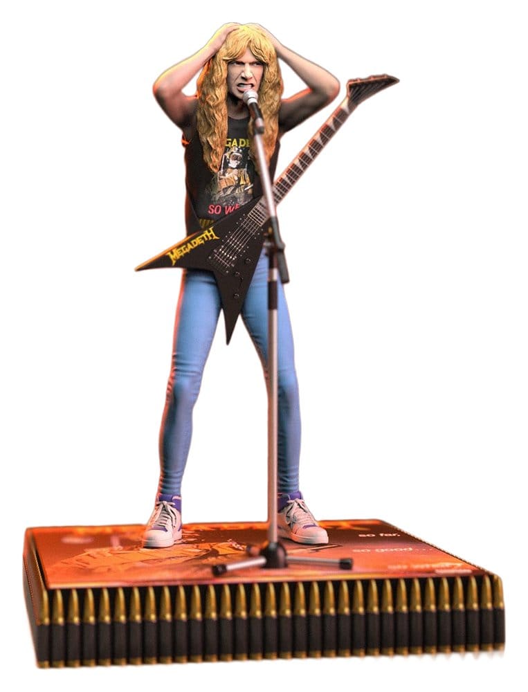 PRE ORDINE - Megadeth Rock Iconz Statue Dave Mustaine II 22 cm