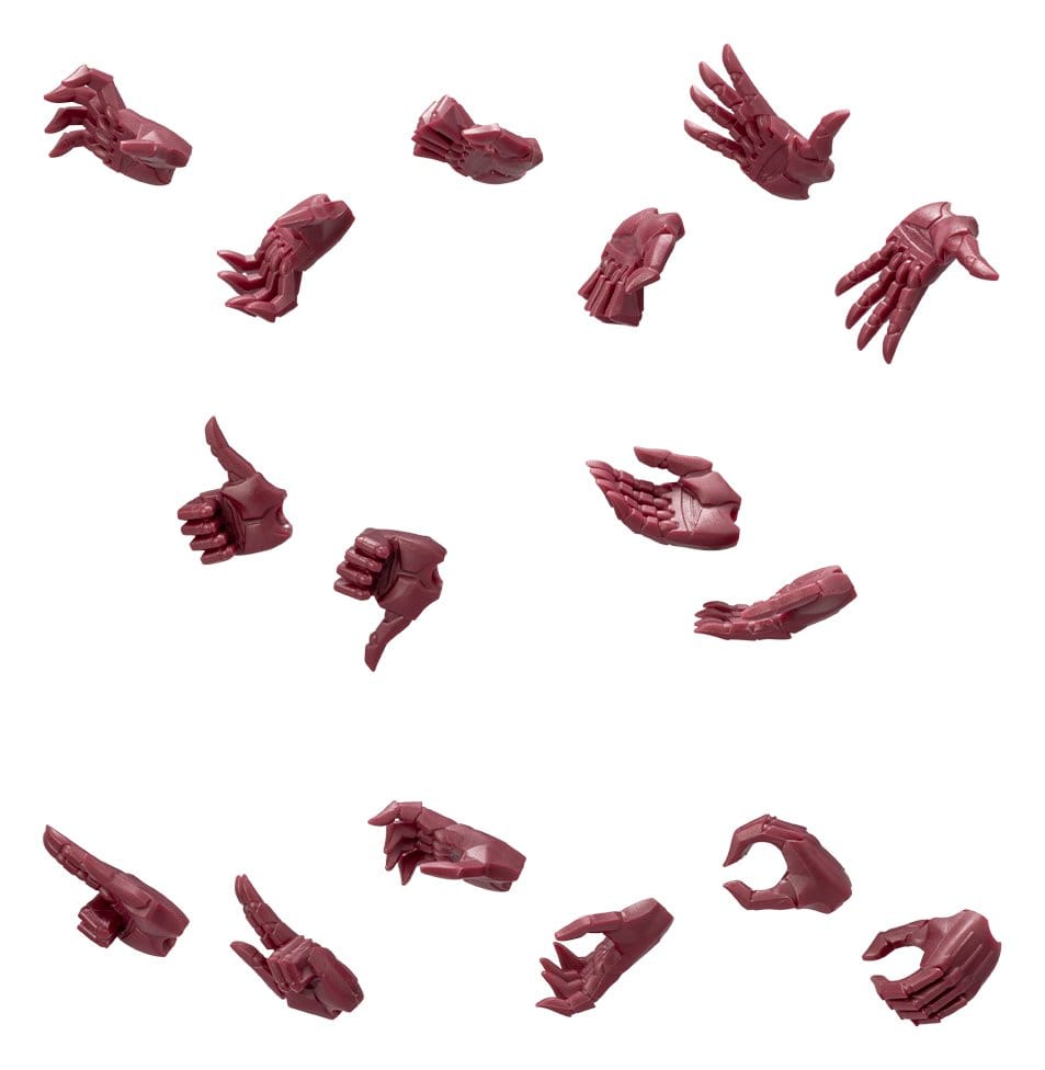 PRE ORDINE - Megalomaria Unlimited Universe Model Kit Accessory Set Ex Hand Unit Male Type A Red Ver.