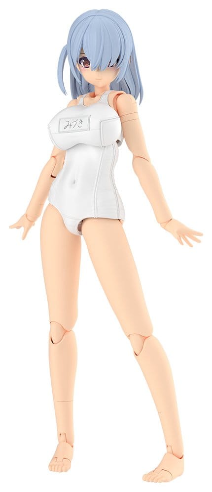 PRE ORDINE - Frame Arms Girl Plastic Model Kit Mizuki School Swimsuits White Ver. 16 cm