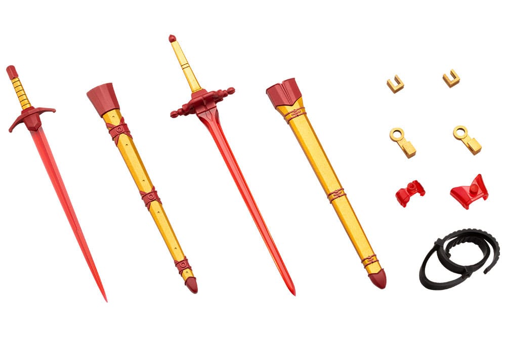 PRE ORDINE - Kotobukiya M.S.G. Model Kit Accessory Set Virtuous Style 09 Sword Set A Flamerite Ver.