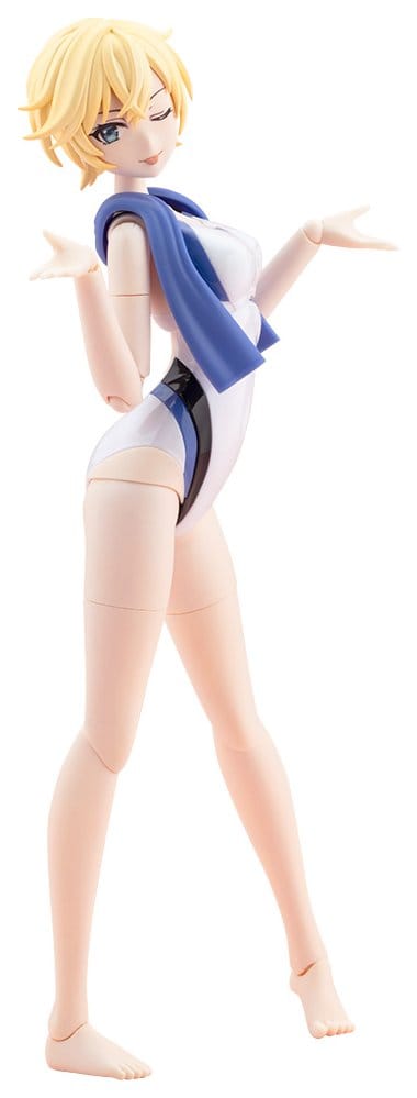 PRE ORDINE - Sousaishojoteien Plastic Model 1/10 Rui Saotome Touou High School Competitive Swimsuit Dreaming Style White Dolphin 16 cm