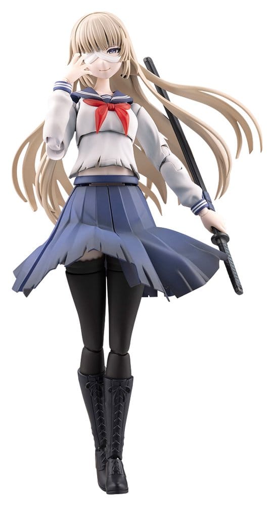 PRE ORDINE - Sousai Shojo Teien Plastic Model 1/10 Kuon Yakushiji Maria Kagaribi Damage Ver. School Girl Emulation 16 cm