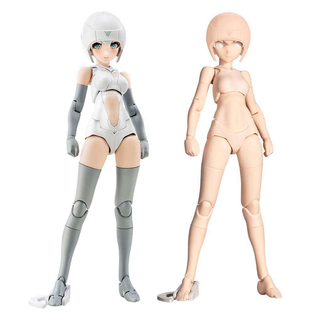 PRE ORDINE - Megami Device Model Kit Accesoory Set B1R-M Chassis Kit Skin Color A (Reproduction) 14 cm