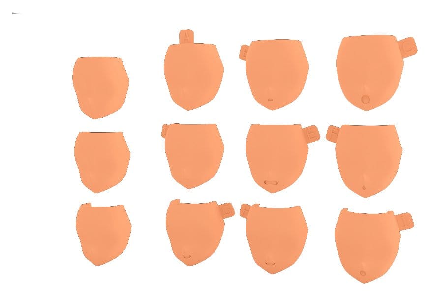 PRE ORDINE - Megami Device M.S.G 08 Accessory Set 1/1 Face Set Buster Doll Skin Color E