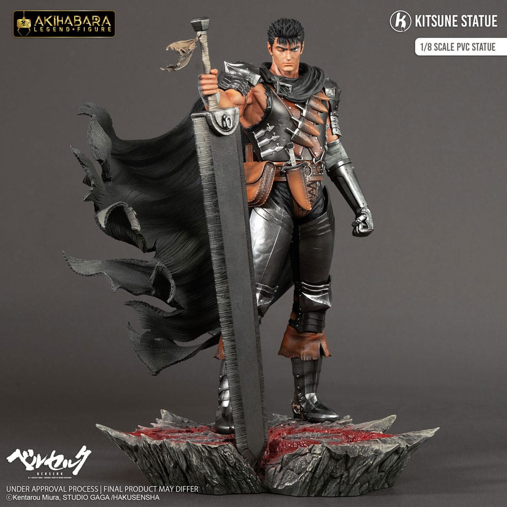PRE ORDINE - Berserk Akihabara Legend Figure PVC Statue 1/8 Guts 30 cm