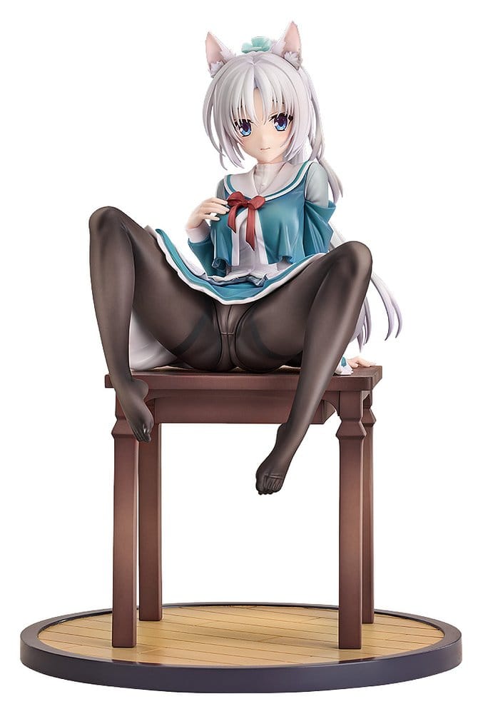 PRE ORDINE - Senren*Banka PVC Figure 1/7 Yoshino Tomotake Animal Ears School Uniform Ver. 21 cm