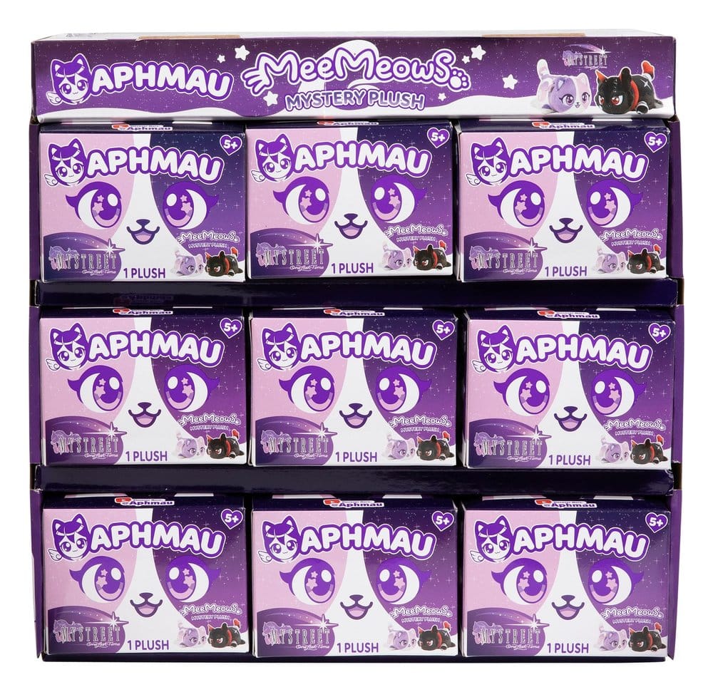 PRE ORDINE - Aphmau Plush Figure My Street Mystery Meemeow 15 cm Blind Box Display (9)