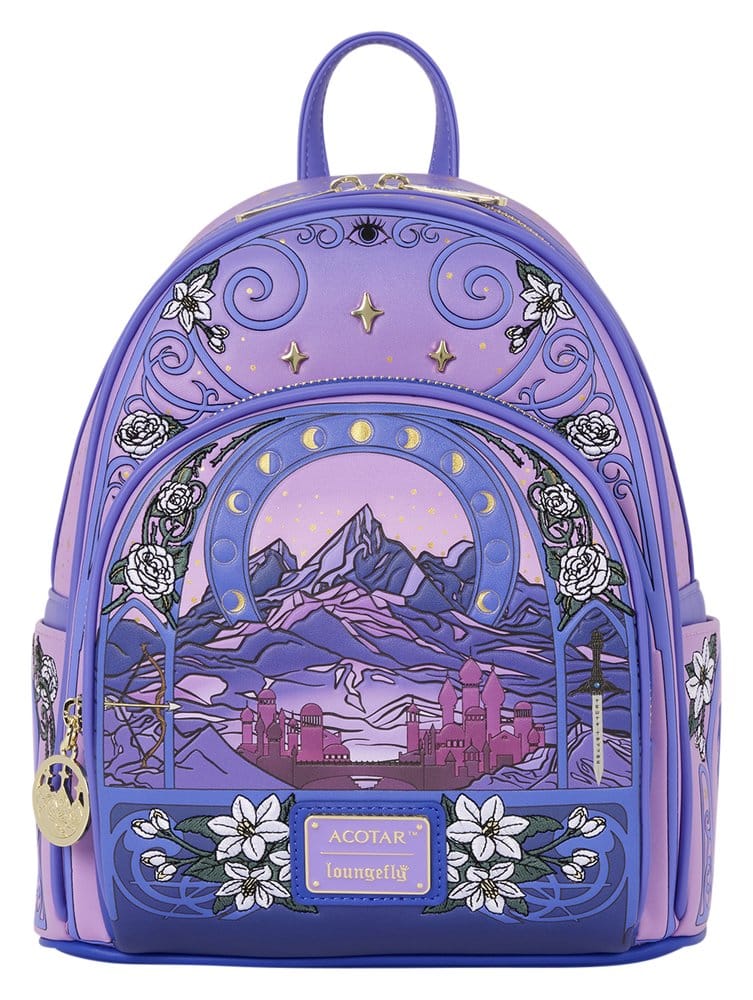 PRE ORDINE - A Court of Thorns and Roses by Loungefly Mini Backpack Night Court Ramiel Mountain