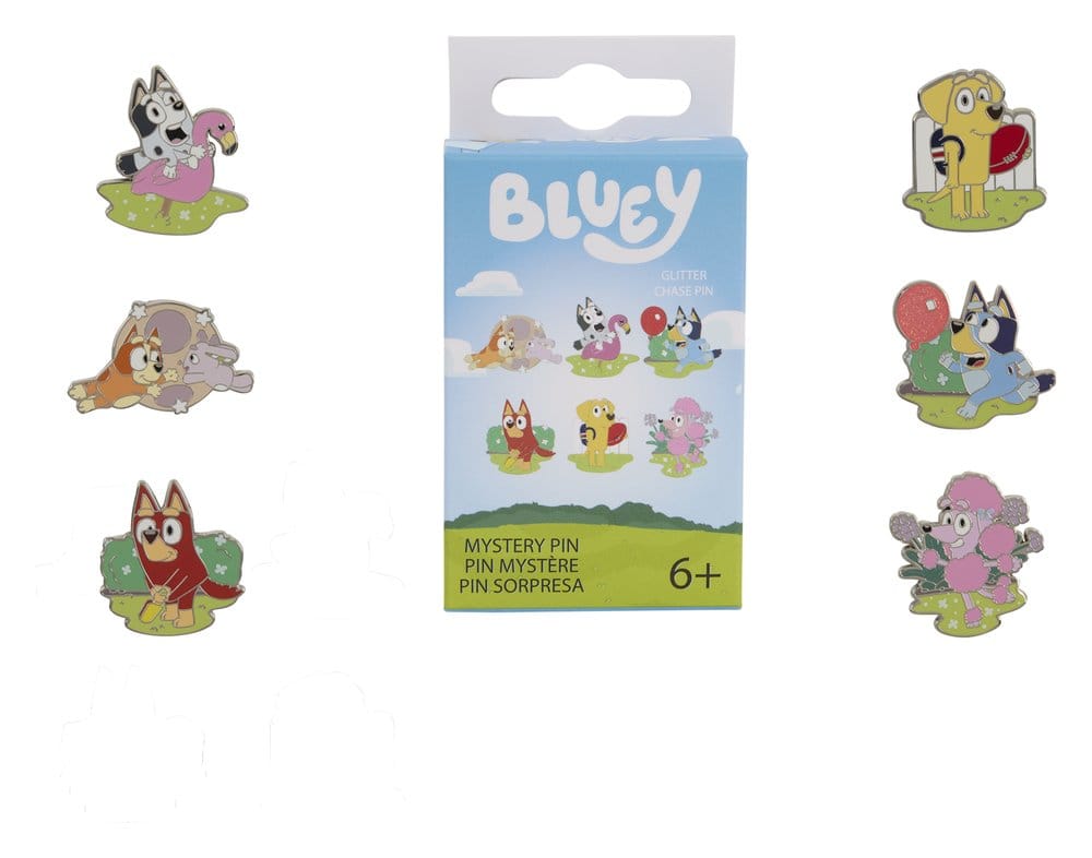 PRE ORDINE - BBC by Loungefly Enamel Pins Bluey Characters Blind Display (12)