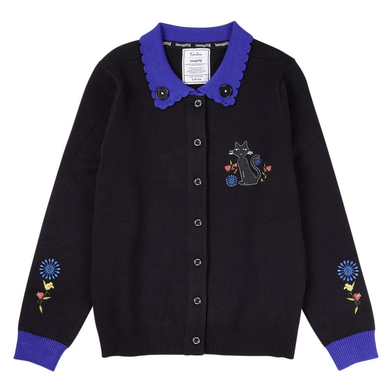 Pixar by Loungefly Cardigan Unisex Collared Cat Dragonfly Size L