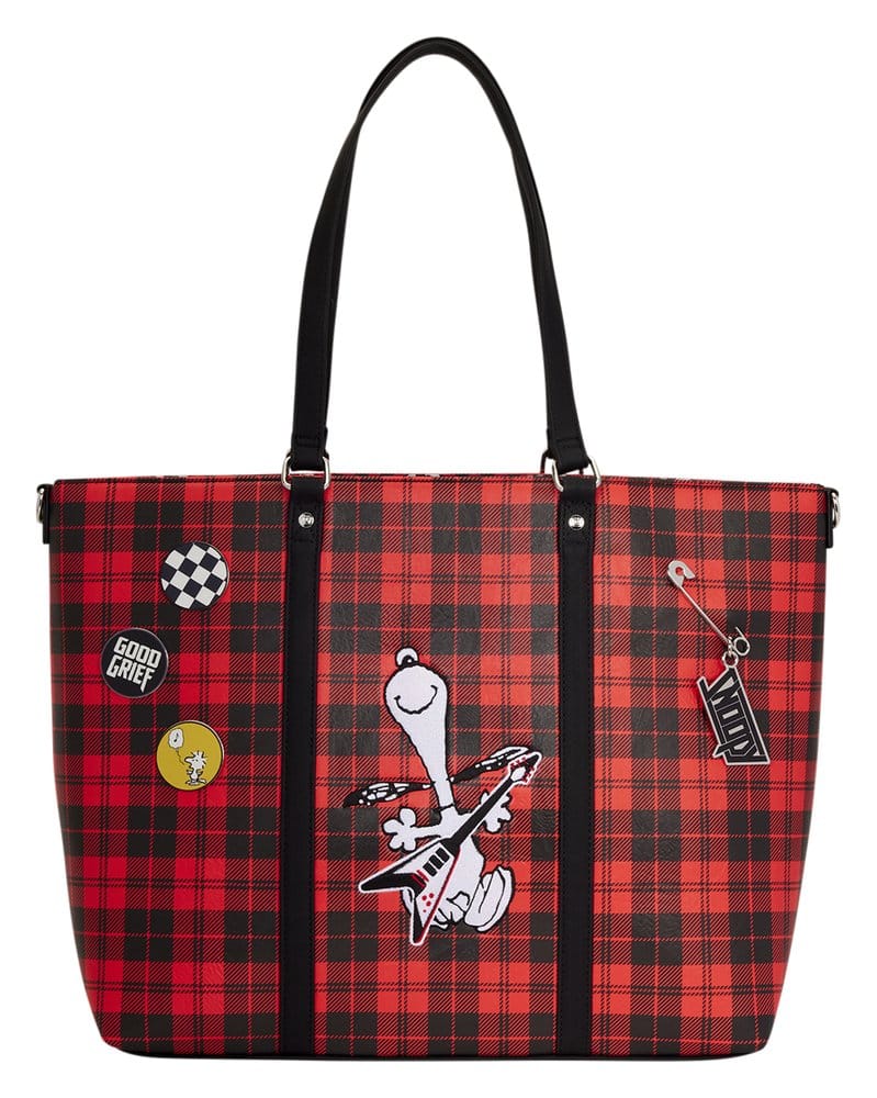 PRE ORDINE - Peanuts by Loungefly Canvas Tote Bag Snoopy Grunge
