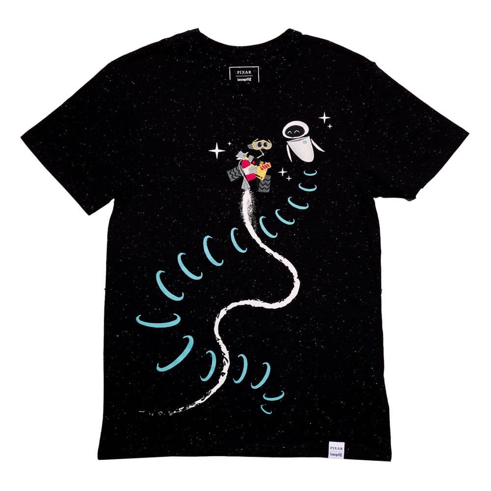 Pixar by Loungefly Tee T-Shirt Unisex Wall-E & Eve