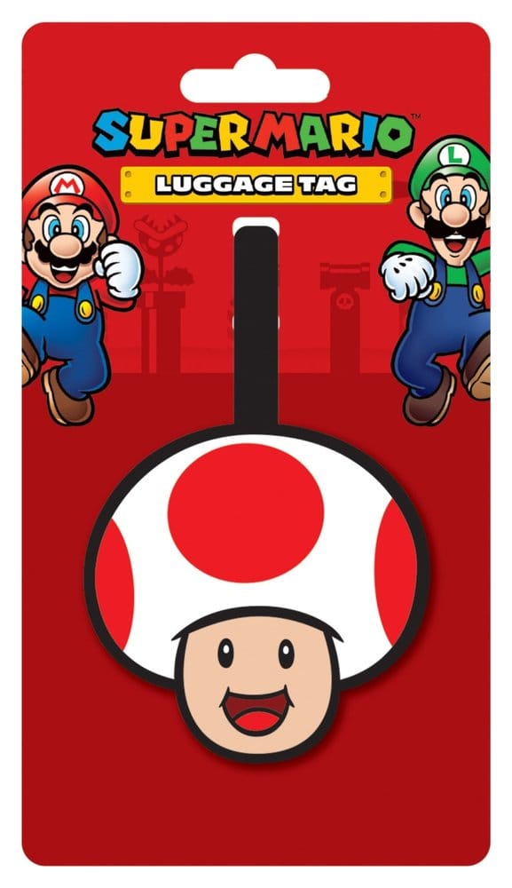 PRE ORDINE - Super Mario Luggage Tag (Toad)