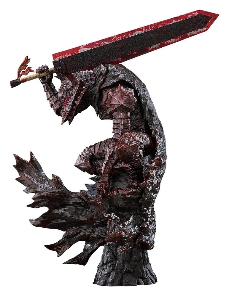 PRE ORDINE - Berserk Pop Up Parade PVC Figure Guts (Berserker Armor): Bloody Paint Ver. L Size 28 cm